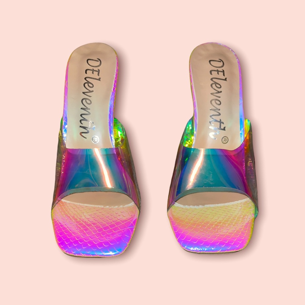 PVC Iridescent Heels - Picture 4 of 5